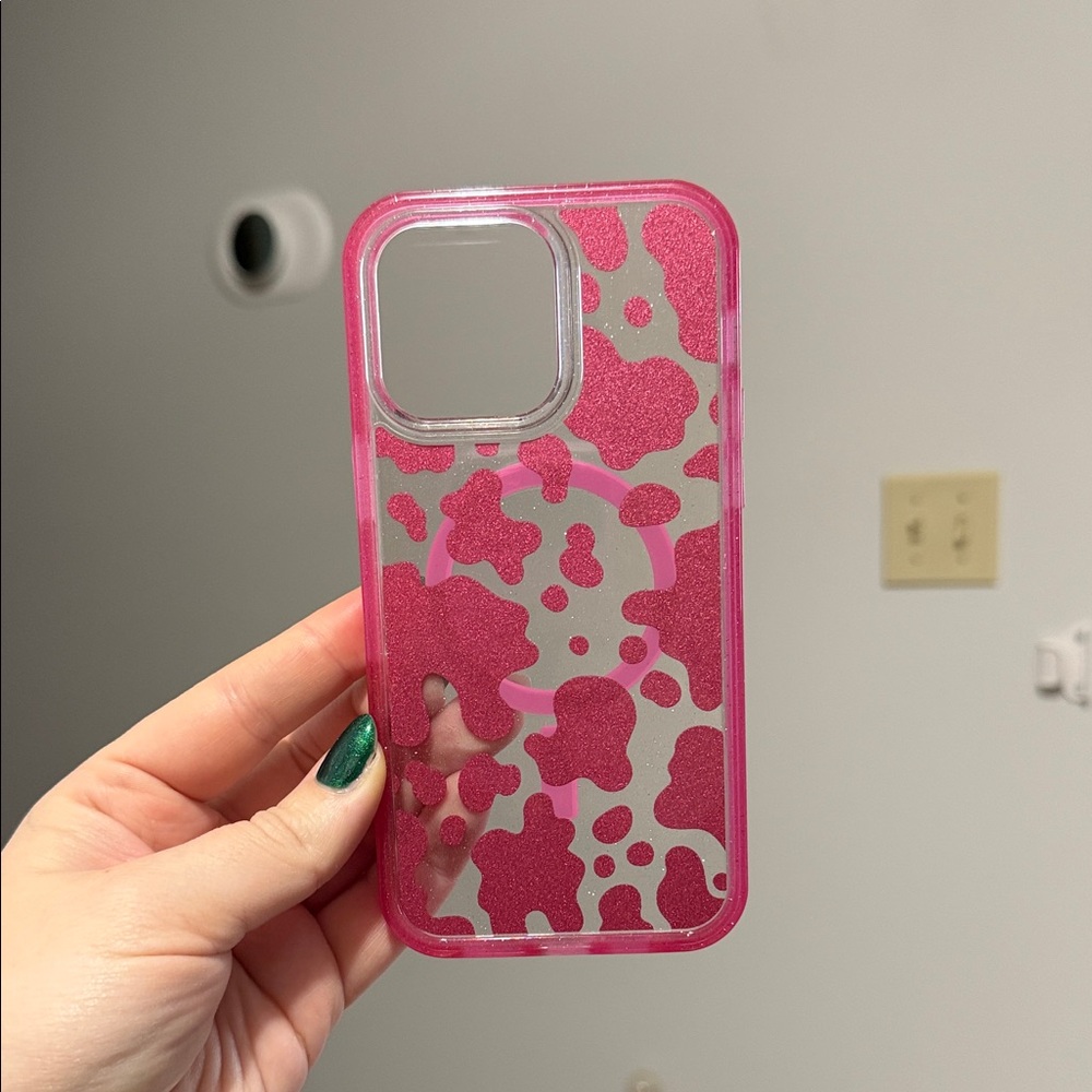 OtterBox Pink and Clear Phone Case